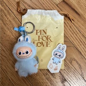 ‘D’ Pop Mart Labubu Pin for Love